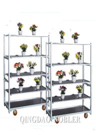 多層のデンマークの花のトロリーCcの容器のカート/Ccの棚1.8/2.5mmのポスト