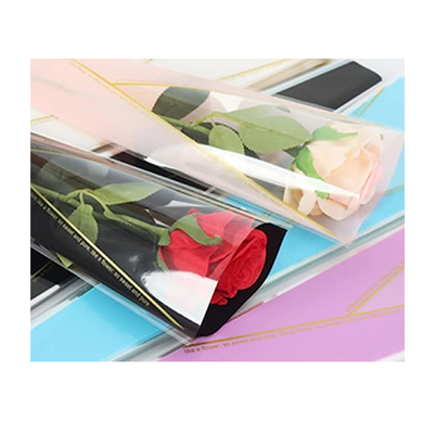 透明な多指定の花の花束は花の野菜包装のためにスリーブを付ける