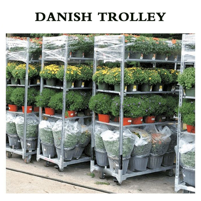 園芸の輸送によって電流を通される花のオランダの植物Ccのデンマークのトロリー
