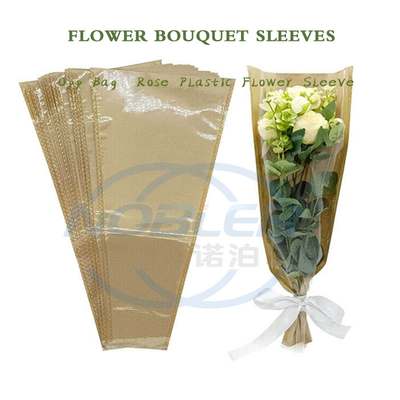 バラの包装のための複数の袋の Y 形のクラフト ペーパー フラワー ブーケの袖