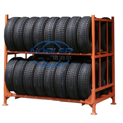 Oemのタイヤの貯蔵のための商業折り畳み式の頑丈なトラックのタイヤの棚