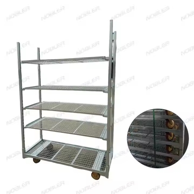 ハンドル付きデンマークトロリー 迅速で簡単な組み立て お手入れ簡単 耐荷重50kg