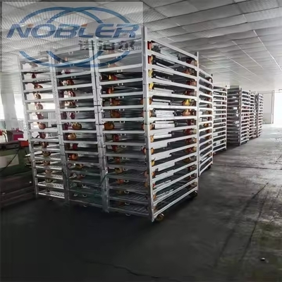 標準コンテナ ロジスティック トラック オランダ 工場 トロッキー 耐腐蝕 四輪ローリング