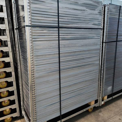 粉体塗装された農業用植栽フラワーデニッシュトロリーカート 温室収穫用