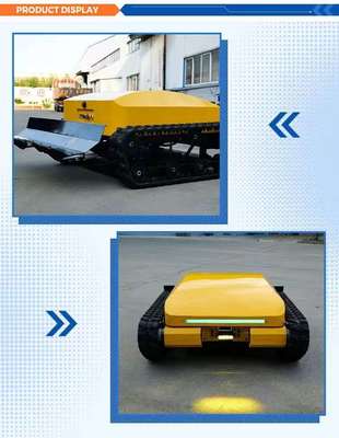 リモコン制御のインテリジェントクローバー草刈機,リチウム鉄リン酸塩 (LiFePO4) バッテリー,四輪駆動,省エネ・環境に優しい,連続運転3時間